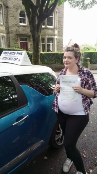 Huge congratulations go to Amy who passed her test this morning in Buxton and with only 4 driver faults A test different to any I have done before as Amy is actually in labour and due to give birth shortly so a interesting start to the day Itacute;s been an absolute pleasure taking you for lessons Enjoy your independence and stay safe And I wish you all the best with your new arrival take c