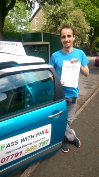 Well there goes another full licence holder Massive congratulations go to Ashley who passed his driving test in Buxton today 18th June at the first attempt and had only 1 driver fault Ashley is one of the exclusive group to have passed both theory and driving test first time Itacute;s been a pleasure meeting you and helping you achieve your goal Enjoy your independence and stay safe Take 