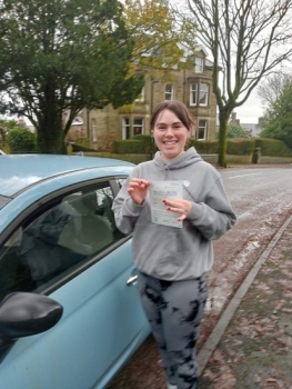 Huge congratulations go to Becca, who passed her driving test today in Buxton at the first attempt and had only 4 driver faults.<br />
Nailed it, well done. 👏👏👏👏