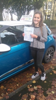 Huge congratulations to Eleanor who passed her driving test today in Buxton11th November at the first attempt and with only 3 driver faults She joins the exclusive club of passing both theory and practical tests first time Itacute;s been an absolute pleasure meeting you and taking you for lessons Enjoy your independence and stay safe
