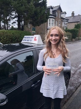 Huge congratulations go to Freya, who passed her test today at the 1st attempt and with 0 (zero) driver faults. Amazing drive, well done.<br />
It&acute;s been an absolute pleasure taking you for lessons, enjoy your independence and stay safe