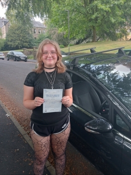 What an amazing week, it must be the sunshine.<br />
Another 1st time pass for Heidi who had a brilliant drive today and got just 1 driver fault. She joins my exclusive club of passing both theory and practical 1st time.<br />
It&acute;s been an absolute pleasure taking you for lessons, enjoy your independence and stay safe 🙏👏👏👏👏