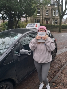 Yesssssss<br />
<br />
Huge congratulations go to Heidi who passed her test today at the 1st attempt.<br />
<br />
It&acute;s been an absolute pleasure taking you for lessons, enjoy your independence and stay safe 👏👏👏👏👏