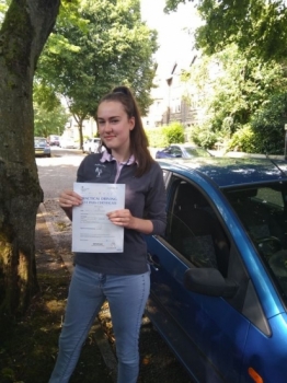 Huge congratulations go to Holly on passing her driving test today in Buxton and with only 2 driver faults.<br />
This pass is dedicated to Paul Stubbs, one of our local instructors who sadly passed away from covid in January.<br />
Holly was learning with Paul and got in touch after his passing, and we managed to sort out some driving lessons to keep her ticking over till test.<br />
This one´s for you Pa