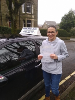 Huge congratulations go to Jenny, who passed her driving test at the first attempt today and with only 2 driver faults. Jenny joins the exclusive club of passing both theory and driving tests first time. All the hard work has paid off, you can now ferry those 3 young children of yours around. Well done again, enjoy your independence and stay safe.