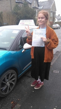 Massive congratulations to Jess who passed her driving test today at the first attempt and with only 7 driver faults She joins the exclusive club of passing both theory and practical tests first time Itacute;s been an absolute pleasure taking you for lessons Enjoy your independence and stay safe