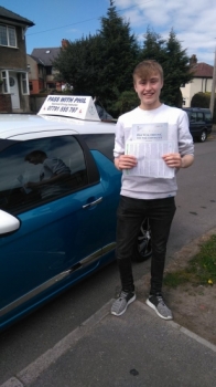 Huge congratulations to Joe who passed his driving test today in Buxton3rd April and with only 4 driver faults a great drive well done Itacute;s been an absolute pleasure taking you for lessons enjoy your independence and stay safe