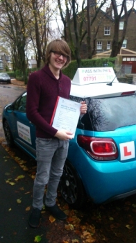 Huge congratulations go to Josh who passed his test at the first attempt in Buxton on 6th November Great drive as I have never seen rain like that before Torrential Josh unfortunately broke his hand 5 weeks ago the day before his initial test so its been worth the wait He joins that exclusive club who have passed both theory and practical first time Its been an absolute pleasure meeting