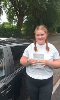 Huge congratulations go to Lilly, who passed her test this morning in Buxton at the 1st attempt and with only 2 driver faults.<br />
That was an outstanding drive Lilly, well done.<br />
It&acute;s been an absolute pleasure taking you for lessons, enjoy your independence and stay safe 👏👏👏