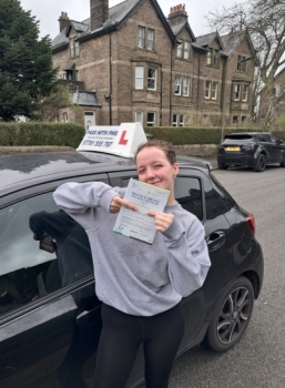 Huge congratulations go to Megan, who passed her driving test today. I know you were very nervous and went through a full bottle of rescue remedy 😆, but you drove really well and deserved your pass, youve worked hard for it.<br />
Its been an absolute pleasure taking you for lessons, enjoy your independence and stay safe 👏👏👏👏