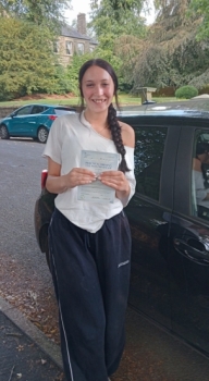 Amazing 🤩 Another first time pass this morning for Nellie who had a great drive and got only 2 driver faults.<br />
She joins my exclusive club of passing both theory and practical first time.<br />
It&acute;s been an absolute pleasure taking you for lessons, enjoy your independence and stay safe 🙏👏👏👏