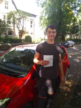 Huge congratulations go to Oliver, who passed his driving test today in Buxton and with only 1 driver fault.<br />
Brilliant effort fella.<br />
It´s been an absolute pleasure taking you for lessons, enjoy your independence and stay safe 👏👏👏👏