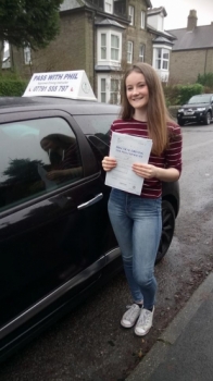 A great first time pass and early Christmas present for Rachel Halloween strawberry who passed her driving test in Buxton today 20th December 2017 She joins the exclusive club of passing both theory and driving test first time Itacute;s been an absolute pleasure taking you for lessons and helping you achieve your goal Enjoy your independence and stay safe