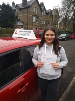 So my last driving test of 2021, and huge congratulations go to Rachel who passed this morning at the first attempt and with only 2 driver faults.<br />
She joins my exclusive club of passing both theory and driving tests first time . It´s been an absolute pleasure taking you for lessons, enjoy your independence and stay safe.