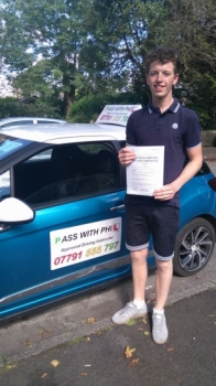 Huge congratulations to Sam who passed his driving test today in Buxton29th August and with only 4 driver faults Great drive well done Itacute;s been an absolute pleasure taking you for lessons and helping you achieve your goal Enjoy your independence and stay safe