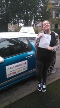 Out with the green and in with the pink Massive congratulations to Sarah who passed her test in Buxton today 29th January All the hard work has paid off Itacute;s been an absolute pleasure taking you for lessons and helping you achieve your goal Enjoy your independence and stay safe Happy driving