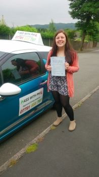 Huge congratulations to Sienna who passed her driving test first time this morning 18th June with only 5 driver faults You thoroughly deserve today as you have worked so hard and one of the few to pass both theory and driving test first time Its been a pleasure meeting you and teaching you to drive Weve had a great time together and gunna miss you Well done again and enjoy your independen