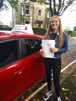 Massive congratulations go to Stevie, who passed her driving test today in Buxton at the first attempt and with only 3 driver faults. AND BREATH!!!! 😁<br />
it´s been an absolute pleasure taking you for lessons. Enjoy your independence and stay safe.