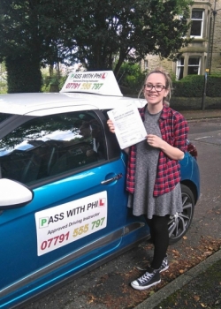 Another first time pass Congratulations to Tamsin who passed with only 2 driver faults today in Buxton 18th July Triple joy for Tamsin as her boyfriend Jack passed first time with me a couple of months ago and they have also recently got engaged to be married Itacute;s been an absolute pleasure taking you for lessons and helping you achieve your goal Stay safe and have a great wedding day