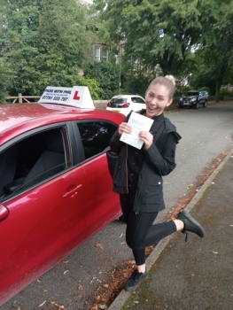 Huge congratulations go to Chloe D, who after getting stuck in a bit of traffic due to the constant roadworks, passed her driving test today with just a few driver faults.<br />
<br />
Well done you, the rescue remedy worked 😁<br />
It´s been an absolute pleasure taking you for lessons, enjoy your independence and stay safe 👏👏👏