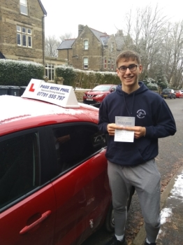 He´s only gone and done it 👏👏👏<br />
Huge congratulations go to Josh T, who passed his driving test this morning at the first attempt and with only 2 driver faults and in very cold conditions!!<br />
He joins my exclusive club of passing both theory and driving tests first time.<br />
It´s been an absolute pleasure taking you for lessons, enjoy your independence and stay safe