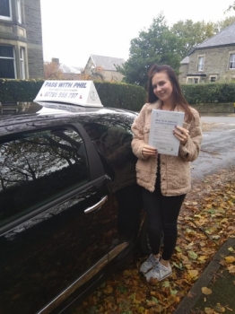 Huge congratulations go to Lucy, who passed her driving test this morning in Buxton and with only 3 driver faults. Well done Lucy, fully deserved. Its been an absolute pleasure taking you for lessons, enjoy your independence and stay safe 😊