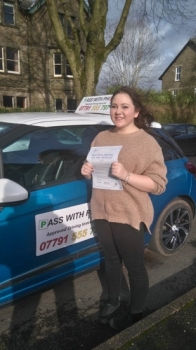Congratulations to Meg on passing her driving test today in Buxton at the first attempt and with only 5 faults She joins that exclusive club of passing both theory and practical first time Itacute;s been an absolute pleasure taking you for lessons and helping you achieve your goal Enjoy your independence and stay safe Happy driving